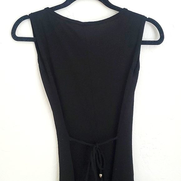 Vintage 90s Y2K Forever 21 Sleeveless Black Dress Small - Picture 6 of 7